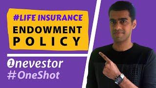 Endowment Insurance Policy In Less Than 60 Seconds | #Shorts | EP. #205