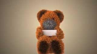 Cute dancing Teddy Bear Wishes Happy Birthday Ecard