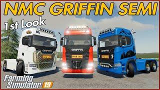 NMC GRIFFIN SEMI FS19 MOD REVIEW farming simulator 19 #fs19modsreview