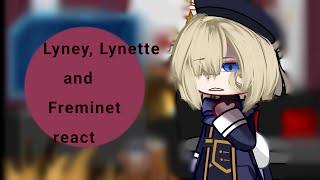 •|Lyney,Lynette and Freminet react...|Gacha club| Genshin impact| Part(1/?)| Okichi|•