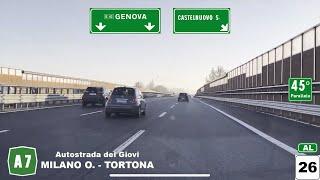 A7 | Autostrada dei Giovi | MILANO OVEST - TORTONA
