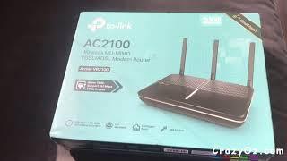 TP-Link Archer VR2100 modem router unboxing and review