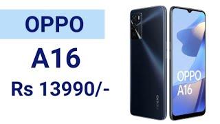 Oppo A16 Big Screen And Triple Camera 