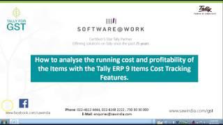 Item Cost Tracking in Tally.ERP 9