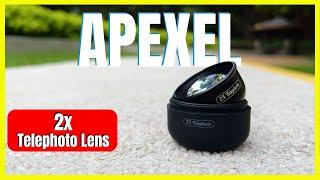 BEST BUDGET  2x Telephoto Lens APEXEL | Review