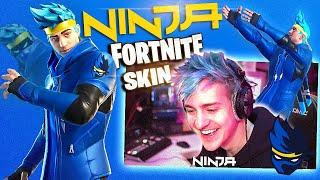 I HAVE A FORTNITE SKIN!!! #ninjaskin