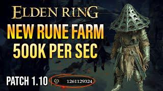Elden Ring Rune Farm | New Rune Glitch After Patch 1.10! 500K Runes Per Second!