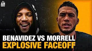 Explosive faceoff between David Benavidez and David Morrell on The Ariel Helwani Show