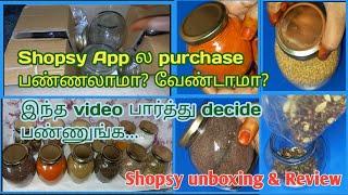 SHOPSY APP ல் வாங்கலாமா?வேண்டாமா?TRIAL ORDER,ITS REAL OR FAKE,CONTAINER SET UNBOXING AND FULL REVIEW