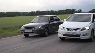 Hyundai Solaris АТ    VS Hyundai Accent