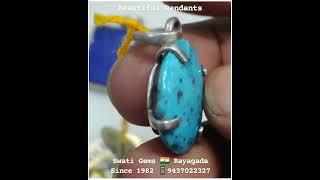 GEMSTONE SILVER PENDANTS  9437022327  SWATI GEMS  RAYAGADA ODISHA  SINCE 1982