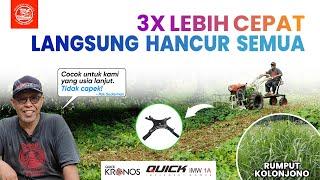 Hasilnya Langsung Terasa! 3 kali Lebih Cepat, Rumput Langsung Hancur