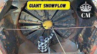 Exploring Giant Railroad Rotary Snowplow In Sweden - Utforskar Sverige