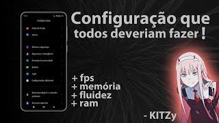 CONFIGURAÇÕES DE OTIMIZAÇÃO +60fps | Estabilidade de bateria e performance 