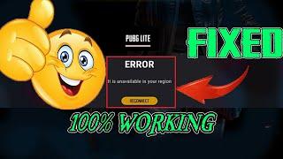 How to Fix Pubg PC Lite Unavailable error | Region error [Windows 7,8,10]