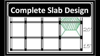 How to design a slab | Part 1| Complete slab design