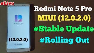 Redmi Note 5 Pro (12.0.2.0) Stable Update Rolling Out India