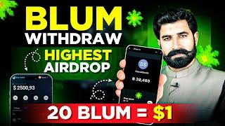 Blum Withdraw Proccess| How to withdraw Blum into USDT | Blum Price Update | Blum Airdrop| Albarizon