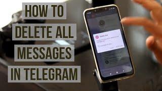 How To Delete All Messages in Telegram