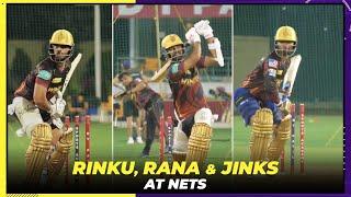 Rana, Rinku and Rahane join the training session | KKR | IPL 2022