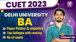 DU 2023 BA Course paper pattern | DU BA top rank colleges | DU BA(hons)vs BA Programme | Vaibhav Sir