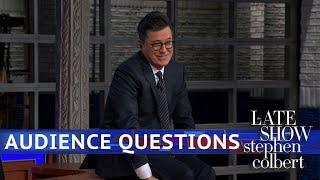 Stephen Colbert's Audience Q&A: Keys To A Successful Marriage