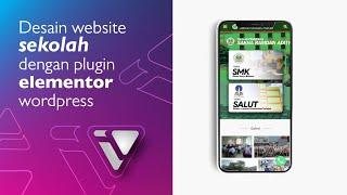 Demo website sekolah berkualitas dengan elementor pro dan wordpress