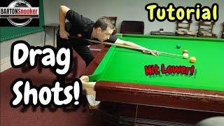 Snooker Lesson Drag Shots - Coaching Tutorial