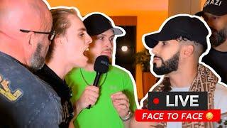 FOXTHEG AND ADAM SALEH GET HEATED IN FIRST FACE TO FACE CONFRONTATION! FOXTHEG EXCLUSIVE INTERVIEW