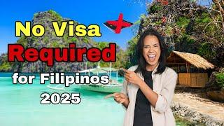 10 Countries  Where Filipinos Can Visit WITHOUT a VISA 2025