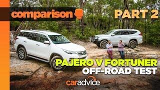 Mitsubishi Pajero Sport Exceed v Toyota Fortuner Crusade OFF-ROAD (Part 2/2)