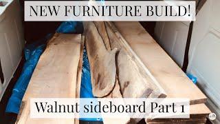 Building a Walnut Sideboard, Part 1 | Hand Tool Woodworking Furniture Build Series