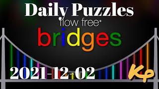 Flow Free Bridges - Daily Puzzles - 2021-12-02 - December 2nd 2021