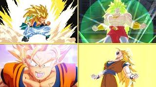 Evolution of SSJ3 Transformations (1996-2024) 超サイヤ人3 変身シーン