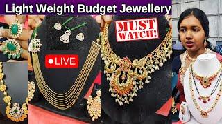 Light Weight 14 karat gold jewellery | Budget gold necklace | Lavya Jewels@brideessentials