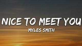 Myles Smith - Nice To Meet You (Mistletoe Version) (Lyrics)