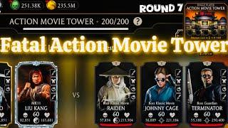 Fatal Action Movie Tower Boss Battle 200 & 180 Fight + Rewards MK Mobile