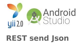 Android send json post, yii rest