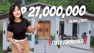 SILANG CAVITE FULLY FURNISHED HOUSE AND LOT FOR 27M‼️ By Vic Lim