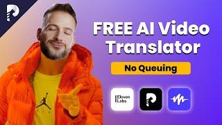 HeyGen Alternative | TOP 3 FREE AI Video Translator Tool | No Queuing！