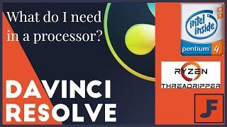 Davinci Resolve 16 Benchmarks - Processor HyperThreading/SMT - what do you need?