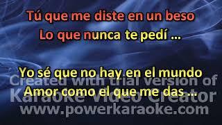 Karaoke Deja que salga la luna (Luis Miguel)