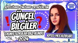 2024 KPSS GÜNCEL BİLGİLER 6/6 #KPSS2024 #KPSS 