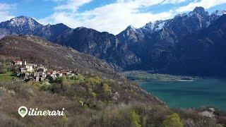 ITINERARI: ALBONICO, IL PAESE DA FIABA IN CIMA AL LAGO. IL SENTIERO DELLE FALESIE, MONTE BERLINGHERA