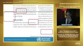 Parafilias en la CIE-11: Análisis de utilidad clínica y legal - Dr. Nicolás Martínez López