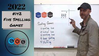 ESL Games (GWG) #142 Five Spelling Games