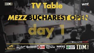 Day 1 - Tv Table - Mezz Bucharest Open