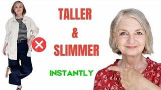 How To Look TALLER & SLIMMER *Instantly*