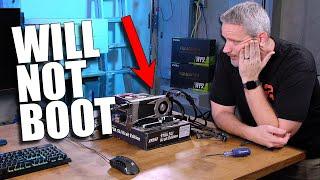 Troubleshooting a PC that REFUSES to POST! Here's how I fixed it...