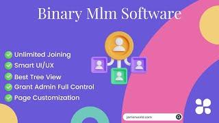 Binary Mlm Software demo With Php Mysql | Binary Mlm Software
